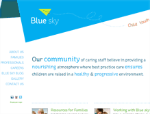 Tablet Screenshot of blueskyfamilycare.com